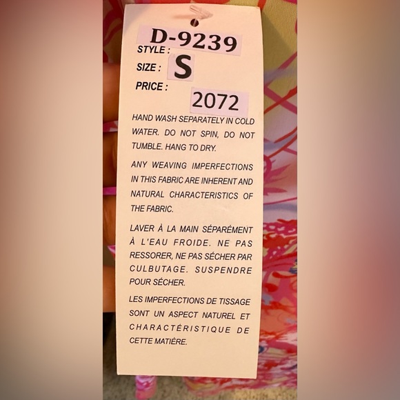 Abby Joy women’s dress, new with tags, 100% polyester, made in India, gorgeous! - Picture 3 of 4